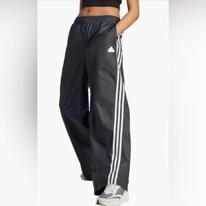 Adidas 3-Stripes Wide Leg Track Pants size M